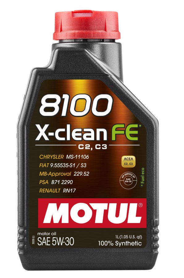 Масло моторное MOTUL 8100 X-CLEAN FE 5W-30 1л MOTUL 814101