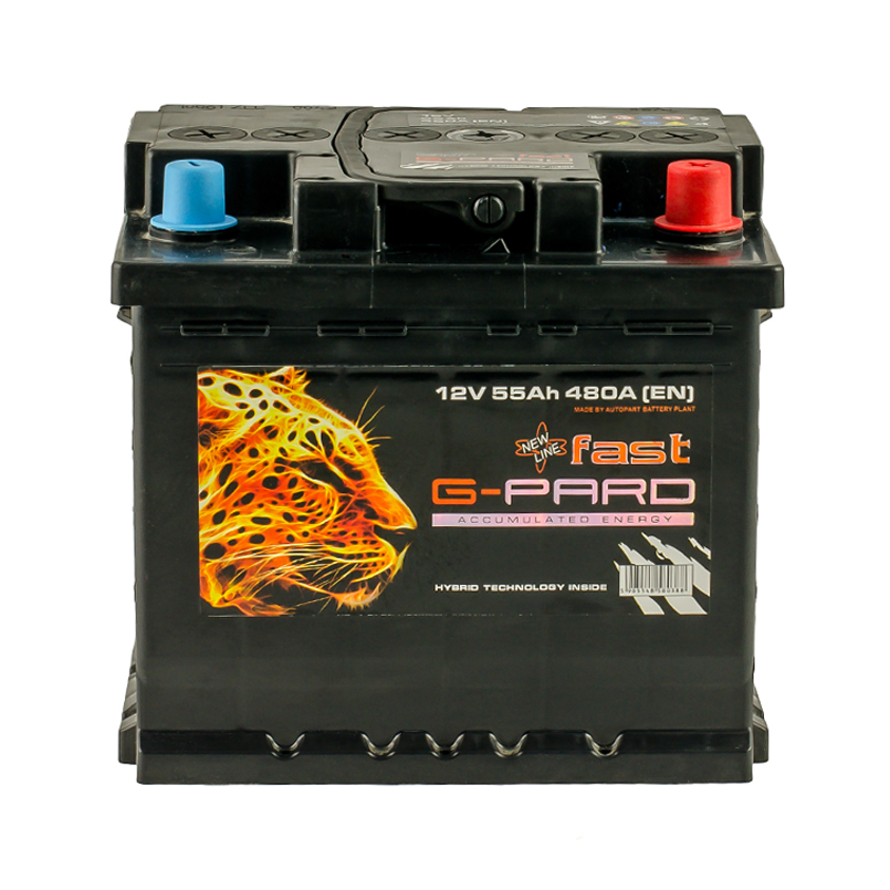 Аккумулятор G-Pard Fast 55Аh 480A R+ AP G-PARD TRC055F00