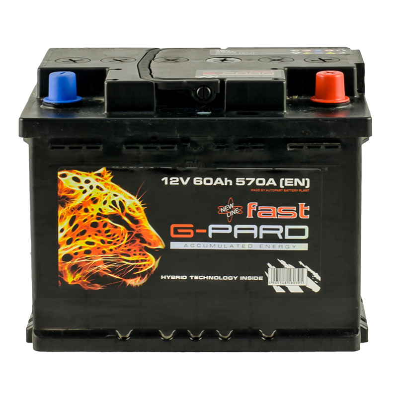 Аккумулятор G-Pard Fast 60Аh 570A R+ AP G-PARD TRC060F00