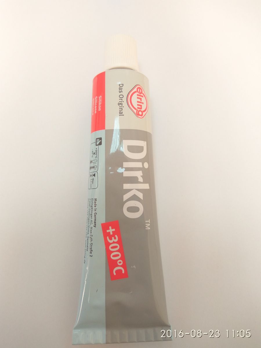 Герметик Dirco (-60C +300C), 70ml (серый) ELRING 036163