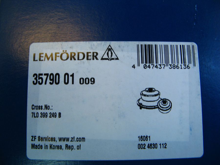 Подушка двигателя LEMFORDER 3579001