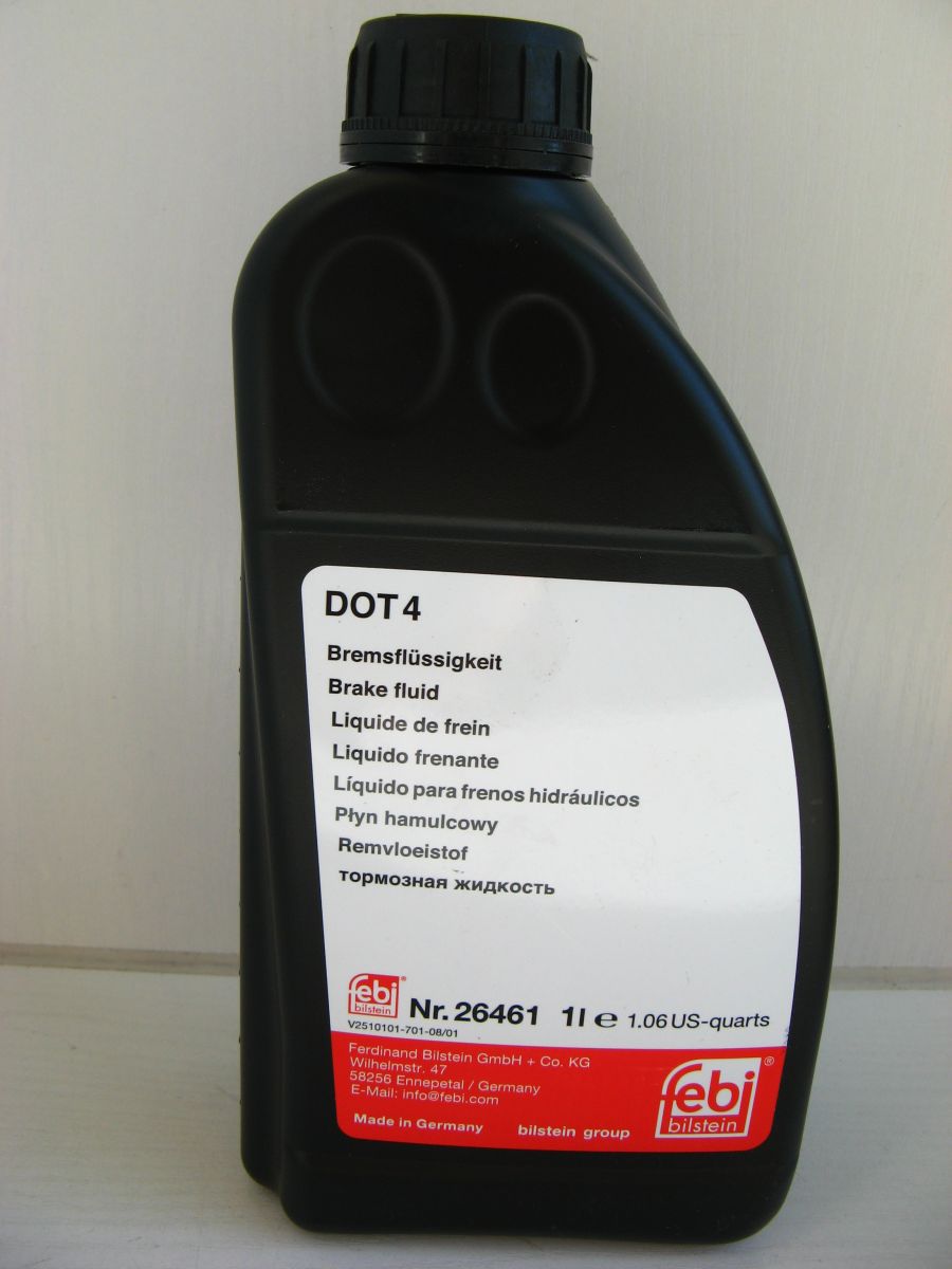 Тормозная жидкость DOT4, 1л FEBI BILSTEIN 26461