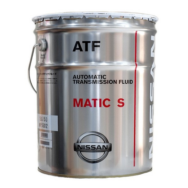 Трансмиссионное масло ATF MaticFluid S, 20л NISSAN KLE2400002