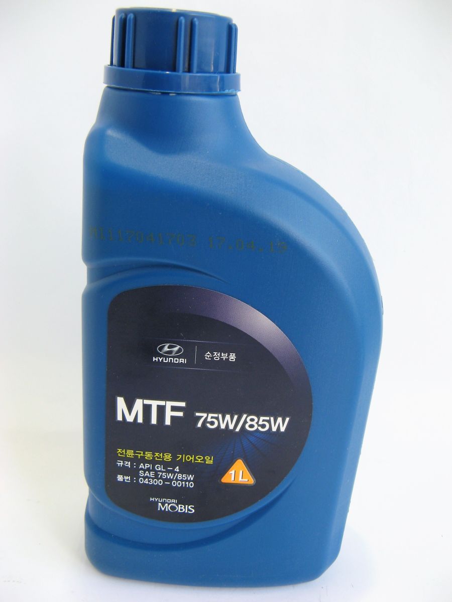 Трансмиссионное масло MTF 75W-85 1л HYUNDAI 0430000110
