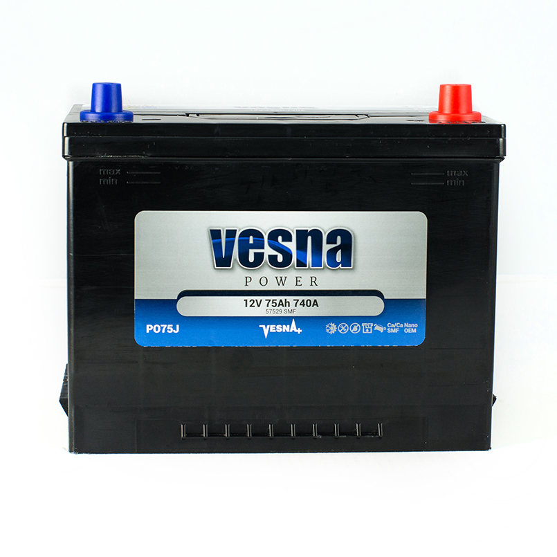 Аккумулятор Vesna Power 75Ah 740A R+ (Asia) VESNA 415875