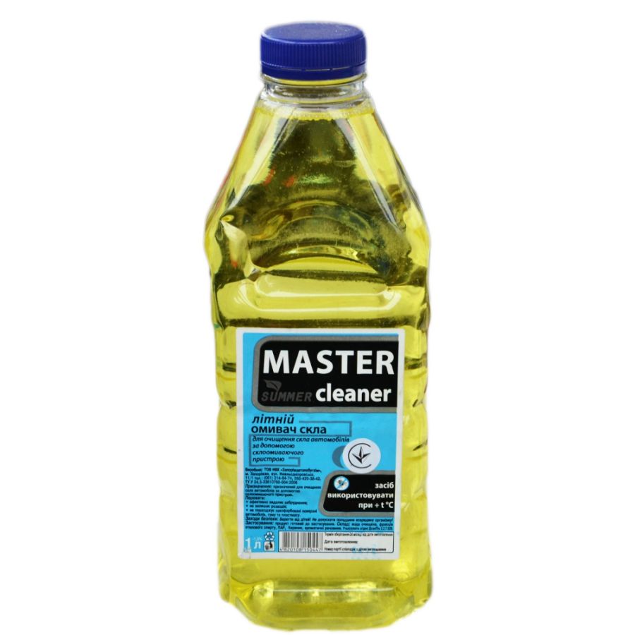 Жидкость омывателя летняя Мaster Сleaner (цитрус) 1л MASTER CLEANER 4802607240