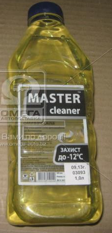 Омивач скла зимовий Мaster cleaner -12 Цитрус 1л MASTER CLEANER 4802648558