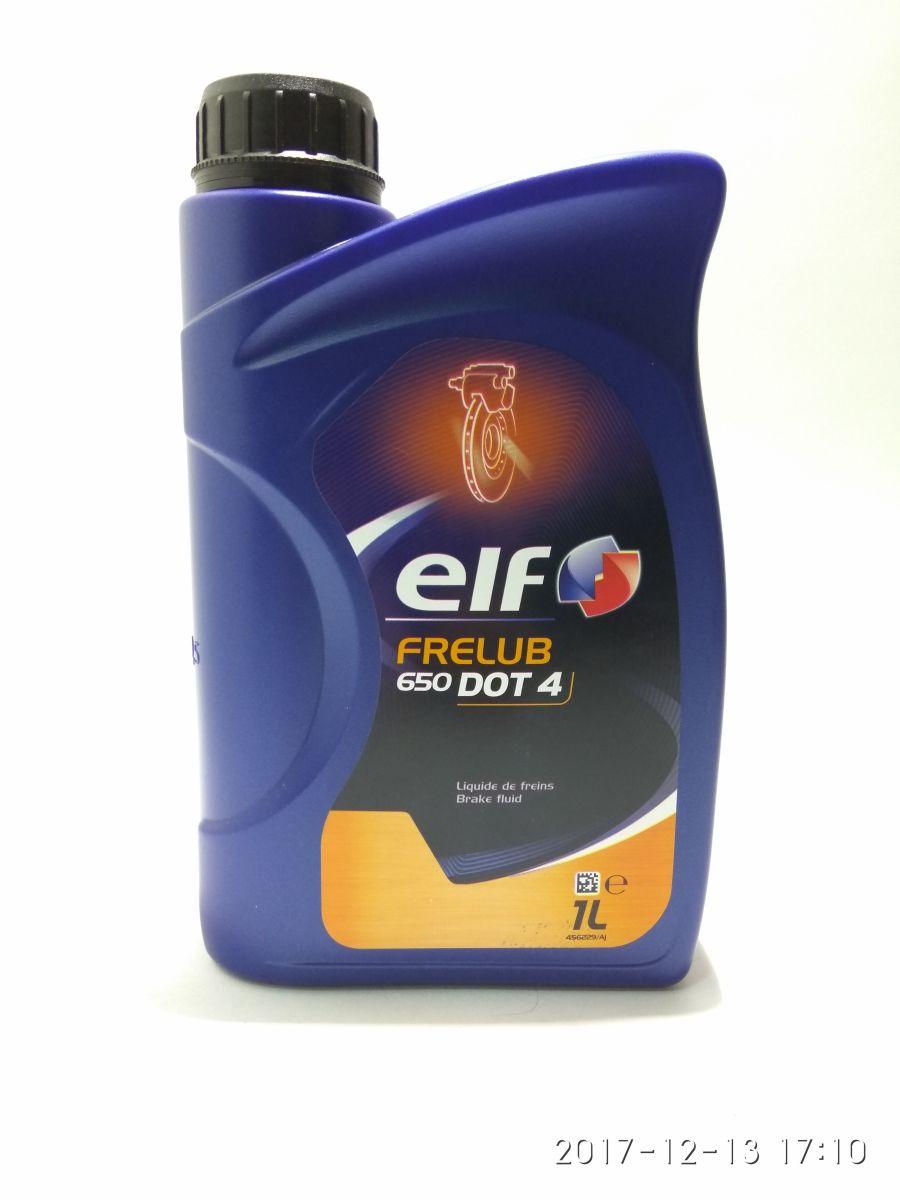 Тормозная жидкость DOT4, 1л ELF 194743