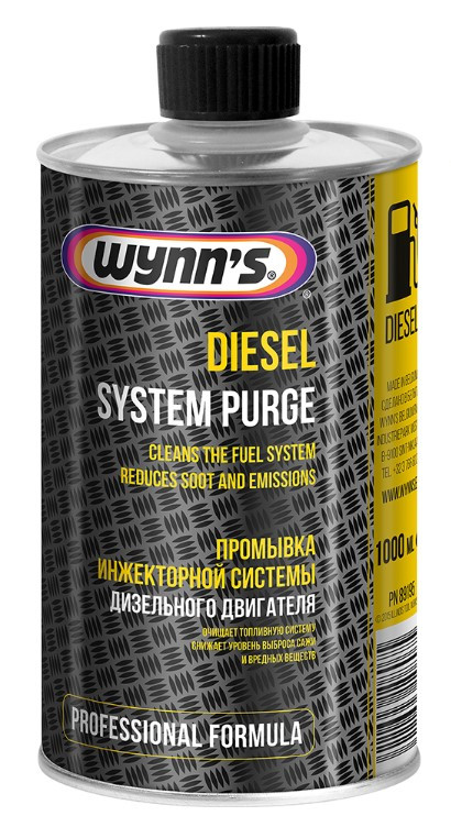 Промывка топливной системы дизельного двигателя DIESEL SYSTEM PURGE 1л WYNNS 89195