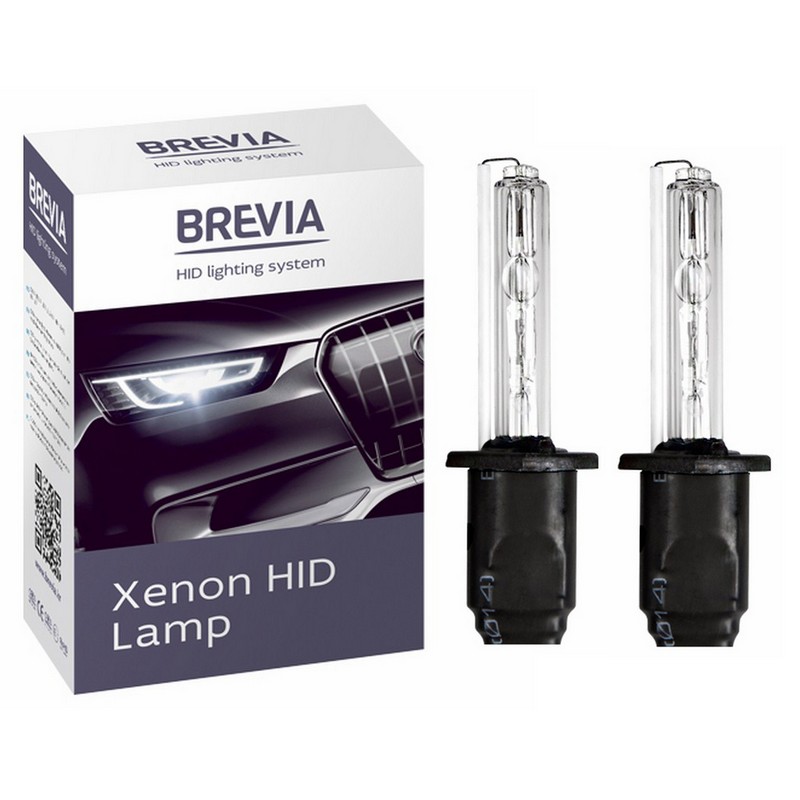 Ксеноновая лампа Brevia H1, 5000K, 85V, 35W, (2шт.) BREVIA 12150