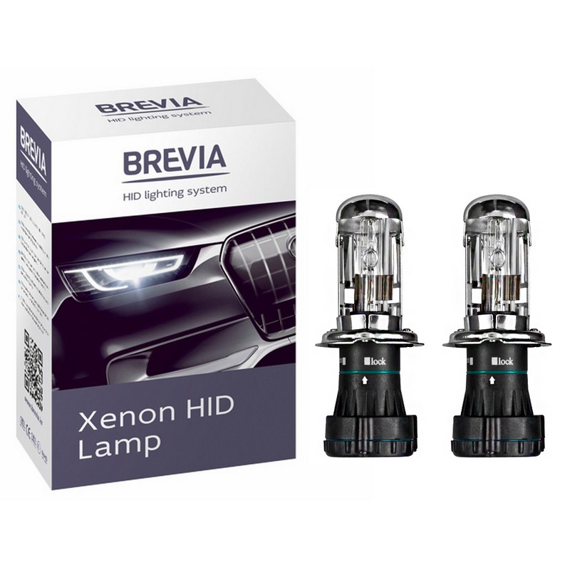 Ксеноновая лампа H4 85V 35W P43t-38 Xenon Lamp 2шт BREVIA 12450