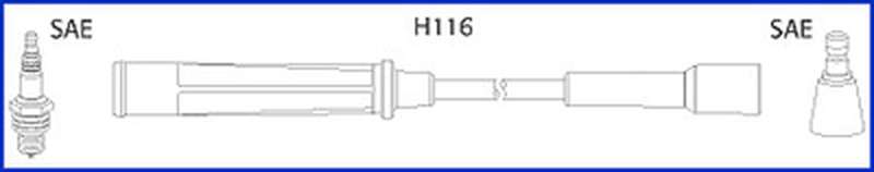 Высоковольтные провода зажигания HITACHI 134464