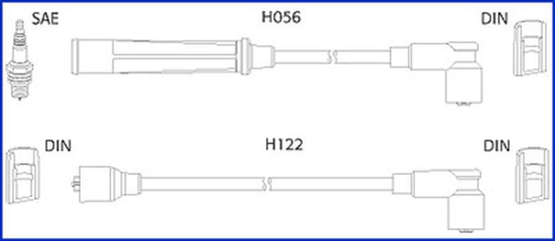 Высоковольтные провода зажигания HITACHI 134474