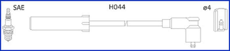 Высоковольтные провода зажигания HITACHI 134516