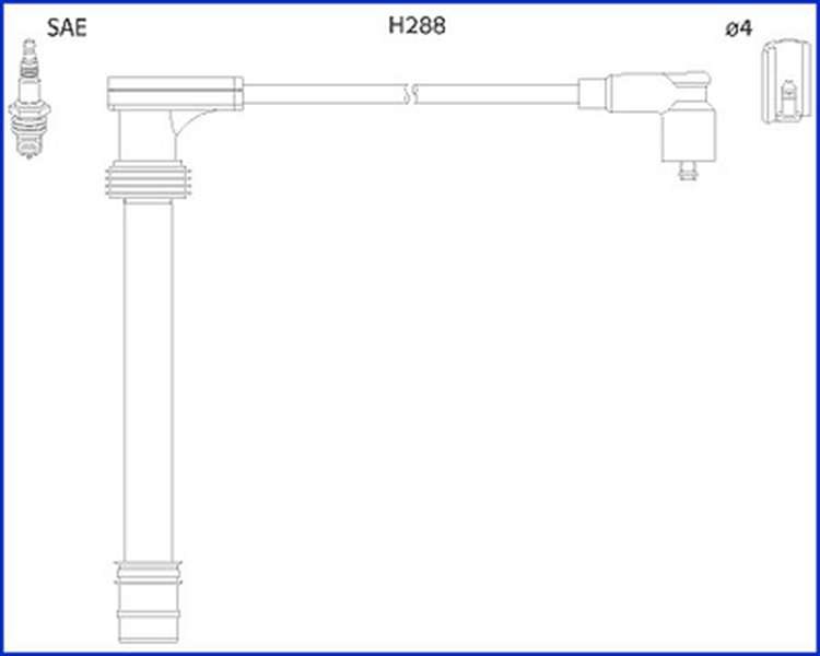 Высоковольтные провода зажигания HITACHI 134518