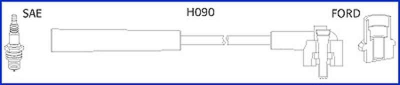 Высоковольтные провода зажигания HITACHI 134659