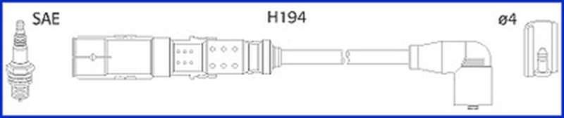 Высоковольтные провода зажигания HITACHI 134792