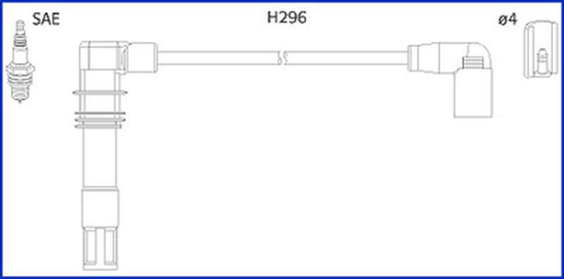 Высоковольтные провода зажигания HITACHI 134797