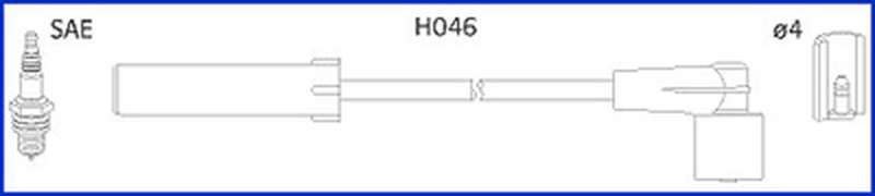 Высоковольтные провода зажигания HITACHI 134979