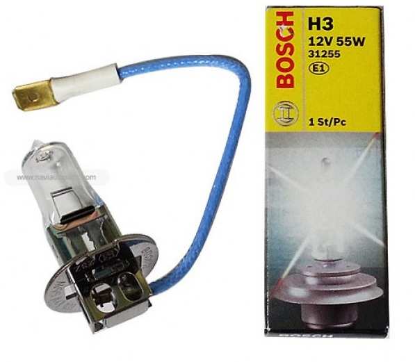 Галогенная лампа H3 12V 5W W5W Pure Light 1шт BOSCH 1987302031