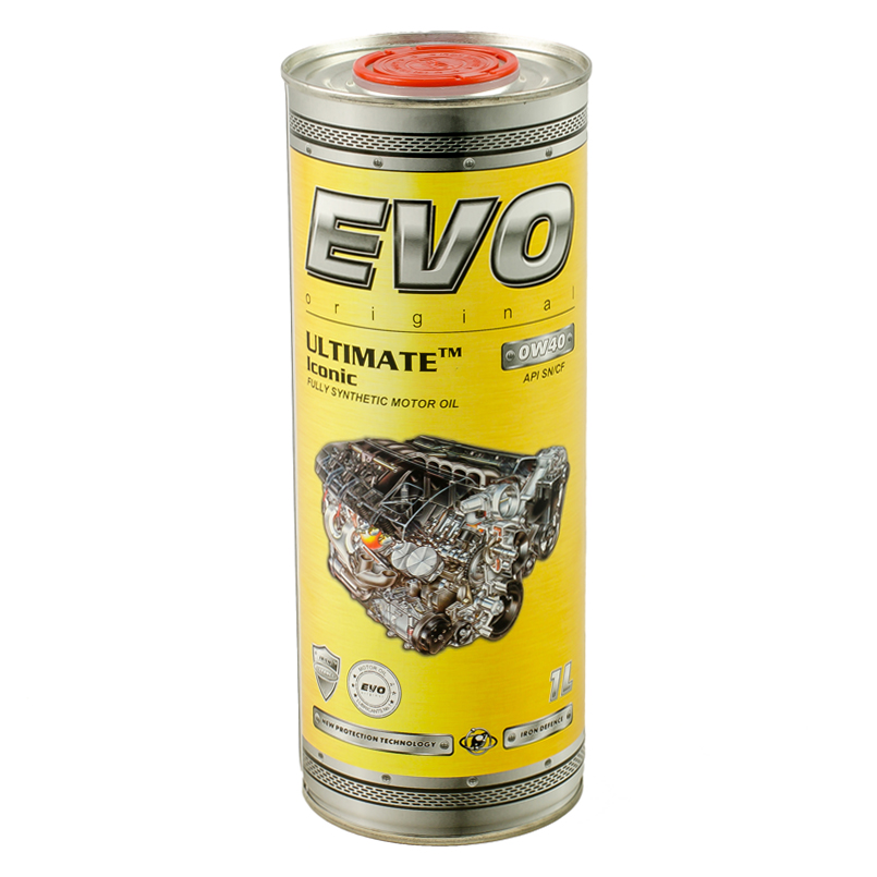Масло моторное EVO ULTIMATE Iconic 0W-40 1л EVO UI1L0W40