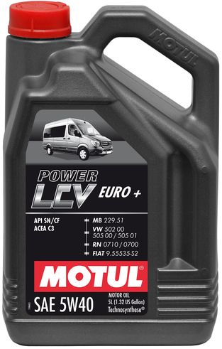 Масло моторное MOTUL POWER LCV EURO+ 5W-40 5л MOTUL 872151