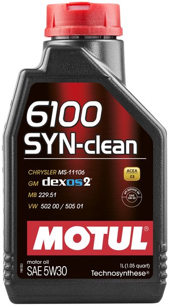 Масло моторное MOTUL 6100 SYN-CLEAN 5W-30 1л MOTUL 814211