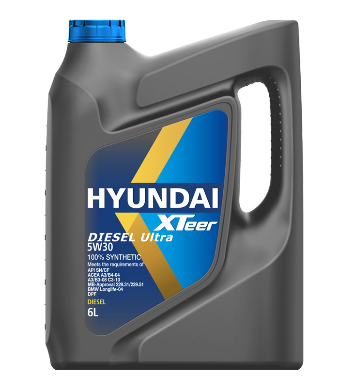 Масло моторное HYUNDAI Xteer Diesel Ultra 5W-30 6л HYUNDAI 1061001