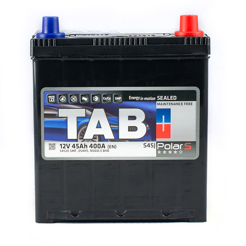 Аккумулятор Tab Polar S 45Ah 400A R+ (Asia) TAB 246145