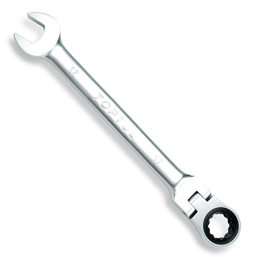 Ключ комбинированный с трещоткой и шарниром 10мм  TOPTUL AOAH1010 TOPTUL AOAH1010