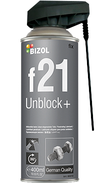 Расстворитель ржавчины с молибденом - BIZOL MoS2 Unblock+  f21 0,4л BIZOL B80010