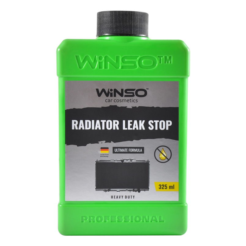 Герметик радіатора 325ml. winso radiator leak stop (24шт/ящ) WINSO 820180