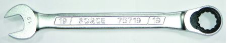 Ключ комбінований 12 мм з тріщоткою L=170 мм FORCE 75712