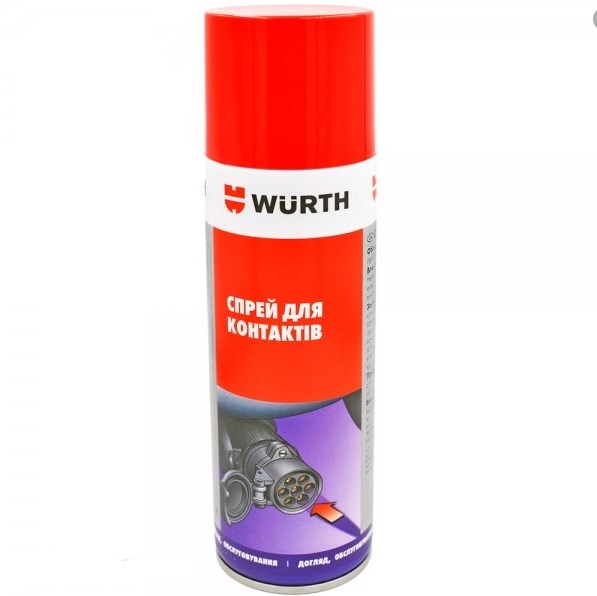 Смазка для электроконтактов Wurth Contact Spray 300 ml WÜRTH 0890100