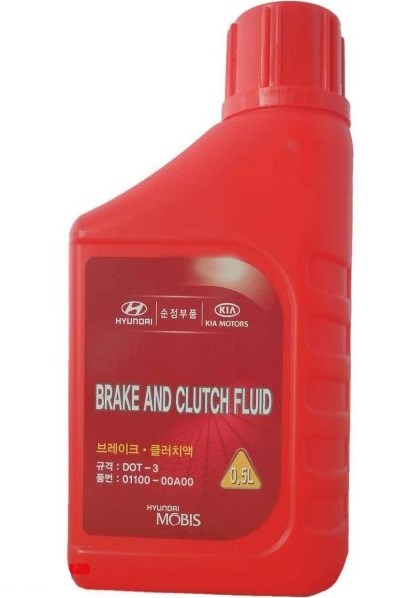 Тормозная жидкость Brake Fluid DOT 3, 0,5л HYUNDAI 0110000A00