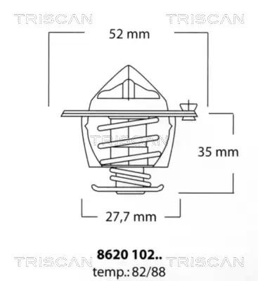 Термостат TRISCAN 862010288