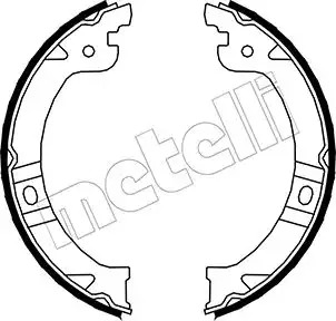 Колодки стояночного тормоза METELLI 530027