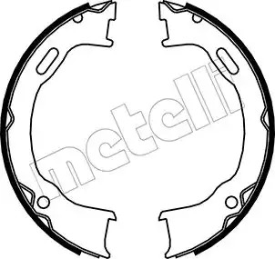 Колодки стояночного тормоза METELLI 530364