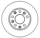 Тормозной диск задний MAPCO 15106