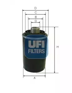 Масляный фильтр UFI 2359700