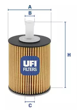 Масляный фильтр UFI 2507700
