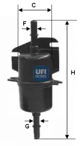 Фильтр топливный UFI 3174000