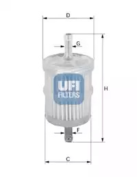 Фильтр топливный UFI 3102800