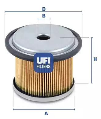 Фильтр топливный UFI 2667600