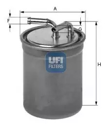 Фильтр топливный UFI 2410600