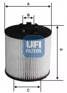 Масляный фильтр UFI 2519900