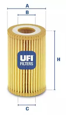 Масляный фильтр UFI 2502200