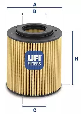 Масляный фильтр UFI 2502800