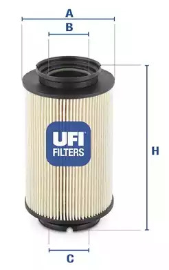 Фильтр топливный UFI 2601400