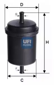 Фильтр топливный UFI 3151200